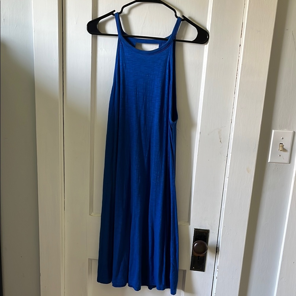 Blue Sleeveless Dress